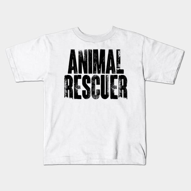 Animal Rescuer v2 Kids T-Shirt by Emma